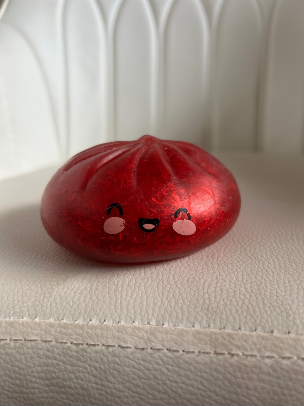 Red Decorative Kawaii Dumpling Accent - Unbranded